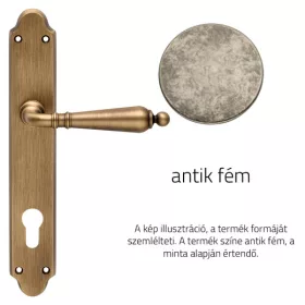   Linea Cali Florenzia antik fém kilincsgarnitúra Pajzsos 1460 PL FV