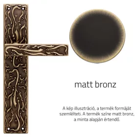   Linea Cali Frida matt bronz Pajzsos kilincsgarnitúra 1700 PL BM