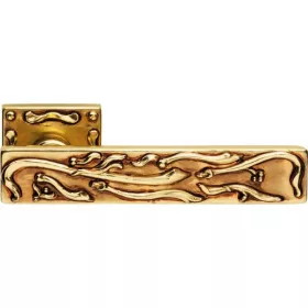   Linea Cali Frida francia arany négyzetrozettás kilincsgarnitúra 1700 RB 007 OF