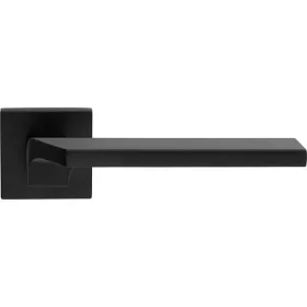   Linea Cali Giro Zincral matt fekete négyzetrozettás kilincsgarnitúra 487 RB 024 VE