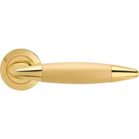   Linea Cali Havana polírozott réz körrozettás kilincsgarnitúra 1080 RB 102 OL