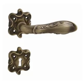   Linea Cali Liberty matt patinás négyzetrozettás kilincsgarnitúra 1160 RB 091 PM