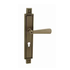   Linea Cali Opera súrolt bronz - szatén réz Pajzsos kilincsgarnitúra 1055 PL OB