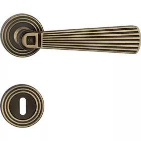   Linea Cali Opera matt patinás körrozettás kilincsgarnitúra 1055 RB 112