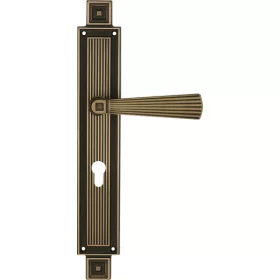   Linea Cali Opera matt patinás Pajzsos kilincsgarnitúra 1055 PL PM