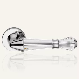   Linea Cali Luce fényes króm körrozettás kilincsgarnitúra 1445 RB 025 CR