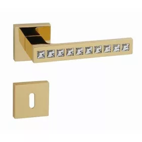   Linea Cali Reflex matt króm négyzetrozettás kilincsgarnitúra 1215 RB 019 OC