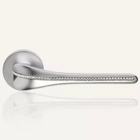   Linea Cali Spirit Mesh matt króm körrozettás kilincsgarnitúra 1451 RB 025 CS