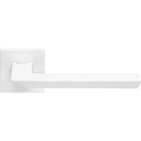   Linea Cali Trio Zincral fényes fehér négyzetrozettás kilincsgarnitúra 485 RB 024 BA