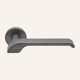   Linea Cali Turbo Zincral antracit körrozettás kilincsgarnitúra 470 RO 027 AS