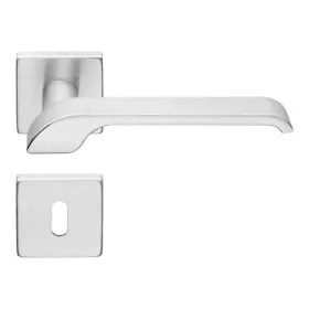   Linea Cali Turbo Zincral matt króm négyzetrozettás kilincsgarnitúra 470 RO 088 CS