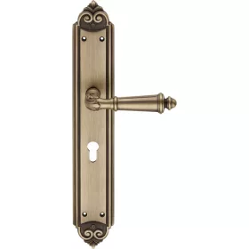   Linea Cali Aida matt patinás XL Pajzsos kilincsgarnitúra 1610 PL PM