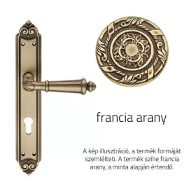   Linea Cali Aida francia arany Pajzsos kilincsgarnitúra 1611 PL OF