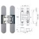 Otlav-Scharnier versteckt IN230 3D 23x120mm verzinkt.