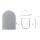 Otlav Scharnierabdeckung 3D versteckt 30x120 F1 für IN300