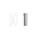Otlav Gurtabdeckung 3D 14 Satin Silber ALU