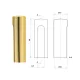 Otlav Gurtabdeckung 3D 16 Gold Alu