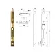 Otlav Schiebeschloss Security 160mm Messing