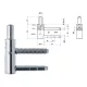 Otlav Scharnier 3D Lift-Off 16mm BOY Silber