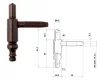 Otlav Scharnier 2 Teile Dekorativ 13mm BOY Bronze