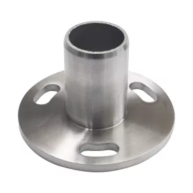   Tartóvas ? 424x20mm csőhöz lemez ? 100 mm csiszolt nemesacél V2A