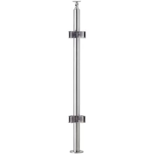 Korlátkészítő 4 rúdtartóval sarok 970 mm V2A nemesacél