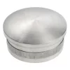 Recézett sapka domború ? 483 x 20 mm csiszolt nemesacél V2A