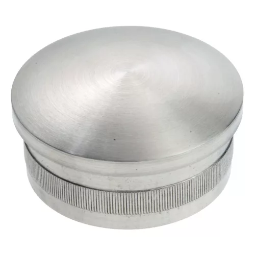 Recézett sapka domború ? 483 x 20 mm csiszolt nemesacél V2A