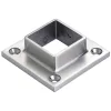 CROSO tartóvas négyszögletes csőhöz 40 x 40 mm nemesacél V4A