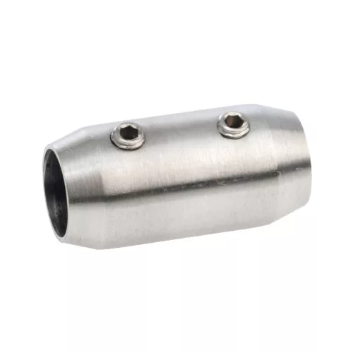 Összekötő külső ? 18 mm furat ? 122 mm csiszolt nemesacél V2A
