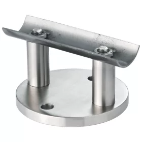   CROSO fali horg.csatlakozólem. ? 424 mm-es ? 100 mm-es csőhöz nemesacél V2A