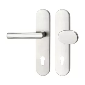   Marchesi pajzsos Biztonsági váltógarnitúra RIGA PZ 88 cilinder védő nélkül nemesacél RC2