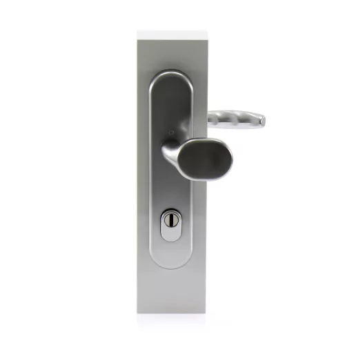 HOPPE NEW YORK biztonsági gomb/kilincs garnitúra PZ88 57-67 mm nemesacél