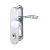 HOPPE NEW YORK biztonsági gomb/kilincs garnitúra PZ88 67-72 mm ezüst