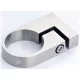 CROSO csőtartó kerek csőhöz 424 mm nemesacél csiszolt V4A