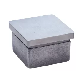   CROSO végdarab szögletes 60 x 60 mm polírozott nemesacél V2A