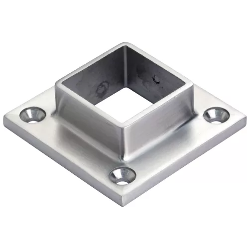 CROSO tartóvas négyszögletes csőhöz 60 x 60 mm nemesacél V4A