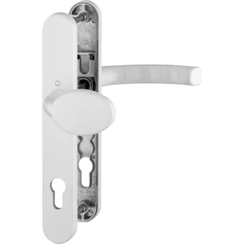 HOPPE LIEGE biztonsági gomb/kilincs garnitúra PZ92 67-72 mm fehér