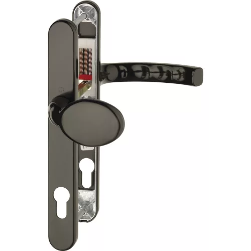 HOPPE LIEGE biztonsági gomb/kilincs garnitúra PZ92 72-82 mm barna