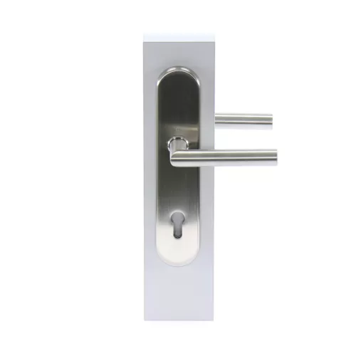 HOPPE AMSTERDAM biztonsági kilincsgarnitúra PZ88 67-77 mm nemesacél