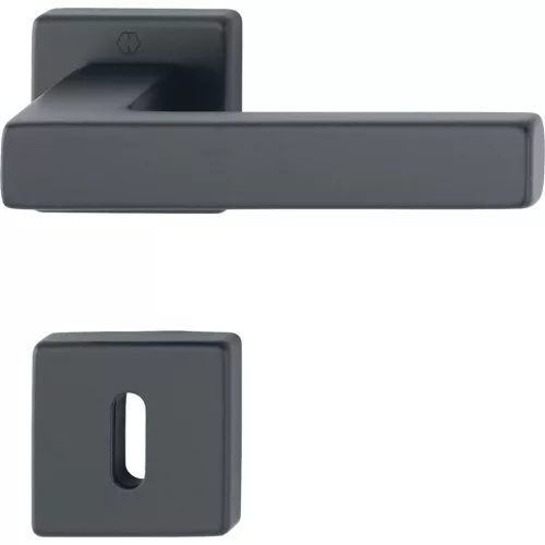 HOPPE AUSTIN rozettás kilincsgarnitúra 37-42 mm fekete BB