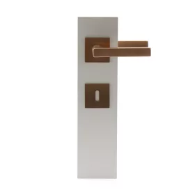   HOPPE DALLAS rozettás kilincsgarnitúra szatén vörösréz BB