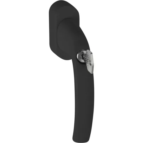 HOPPE ATLANTA ablakkilincs Secustik zárható matt fekete