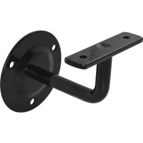   SCHÖSSMETALL korláttartó kerek kiállás 80 mm fekete bevonatos