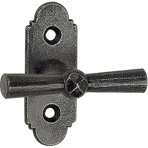 SCHÖRGHOFER ablakkilincs NEUMARKT - láth. csavarozott horg. fekete patinázott