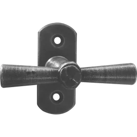   SCHÖRGHOFER ablakkilincs AIST - láth. csavarozott horg. fekete patinázott