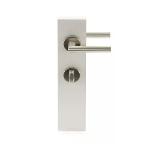   HOPPE AMSTERDAM rozettás kilincsgarnitúra 37-42 mm nemesacél matt WC