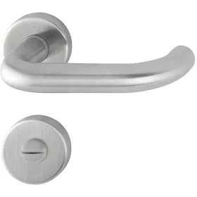   HOPPE PARIS rozettás kilincsgarnitúra 37-42 mm nemesacél matt WC