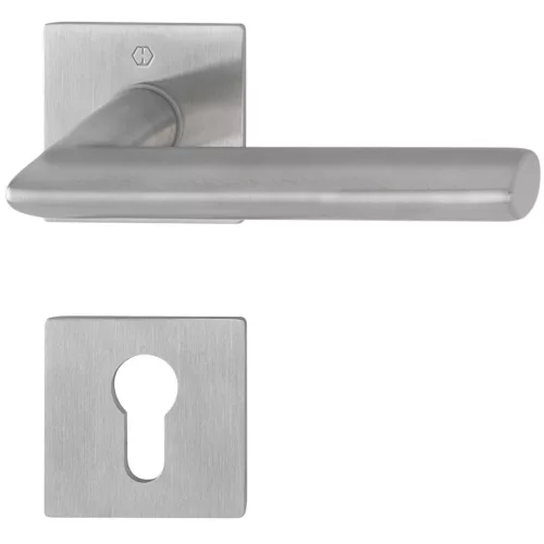 HOPPE STOCKHOLM rozettás kilincsgarnitúra 35-45 mm nemesacél PZ