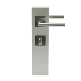   HOPPE STOCKHOLM rozettás kilincsgarnitúra 35-45 mm nemesacél WC